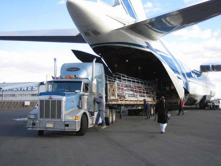 curious how everything fits into each cargo plane carefully 